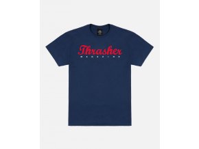 SCRIPT NAVY T SHIRT 1