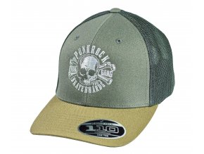 Kšiltovka FINAL "PUNKROCK" FLEXFIT 110 - TRUCKER CAP barva tří tón zemitá