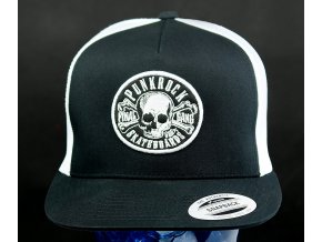 Kšiltovka FINAL s nášivkou "PUNKROCK" snapback trucker