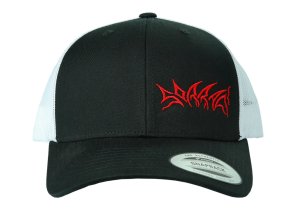 Kšiltovka SORÁČ "MINI LOGO" Retro Trucker Cap - černo bílá