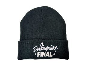 Kulich FINAL "Delinquent" černý - ohrnovací