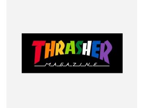 RAINBOW STICKER BLACK 1