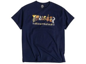 Thrasher Filmore T Shirt Navy Blue 1