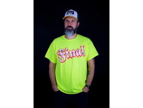 Pánské triko FINAL "ŠVABACH " barva signálně žlutá