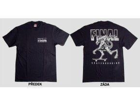 Pánské tričko FINAL "ALIEN" černé, velký sítotisk na zádech