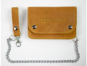 Peněženka "Prkenice FINAL" světle hnědá, ražená