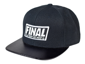 Kšiltovka FINAL s nášivkou "TRUST" SNAPBACK, černá