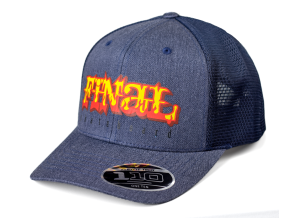Kšiltovka FINAL "FLAME" FLEXFIT 110 - TRUCKER CAP - modrá