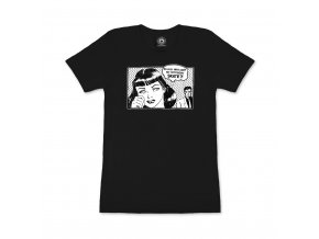 girls boyfriend tshirt black 1024