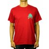 Pánské tričko FINAL "50/50" verze designu tyrkysová, triko červené
