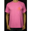 Pánské tričko FINAL "50/50" verze designu cihlová, triko růžové