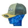 Kšiltovka FINAL "BIG LOGO" FLEXFIT 110 - TRUCKER CAP Barva - tří tón zemitá