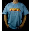 Pánské triko FINAL "RED FLAME" barva Stone Blue