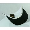 Kšiltovka FINAL s nášivkou "DELINQUENT" Retro Trucker 2-Tone - černo bílá (bílo červená nášivka)