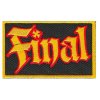 Nášivka FINAL "PARTY" žluté obšití