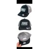 Kšiltovka FINAL s nášivkou "TRUST" snapback trucker, černo šedá