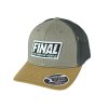 Kšiltovka FINAL s nášivkou "TRUST" FLEXFIT 110 - TRUCKER CAP Barva - tří tón zemitá
