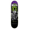 zero skateboards x misfits earth ad green dipped deck 85