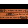 Opasek FINAL "TRUST" kožený, světle hnědý, laser design, vyměnitelná přezka