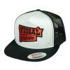 Kšiltovka FINAL s nášivkou "FINAL FATALE" snapback trucker, černobílá