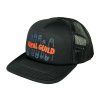 Kšiltovka FINAL "SICHER" snapback trucker, molitanové čelo i kšilt, černá