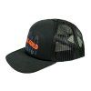 Kšiltovka FINAL "SICHER" snapback trucker, molitanové čelo i kšilt, černá