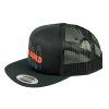 Kšiltovka FINAL "SICHER" snapback trucker, molitanové čelo, bavlněný kšilt, černá
