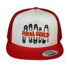 Kšiltovka FINAL "SICHER" snapback trucker, červeno bílá