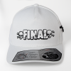 Kšiltovka FINAL "BIG LOGO" FLEXFIT POCKET, potisk, bílá