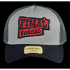 Kšiltovka FINAL s nášivkou "FINAL FATALE" snapback trucker- recykled polyester, černošedá