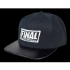 Kšiltovka FINAL s nášivkou "TRUST" SNAPBACK, černá