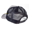 Kšiltovka FINAL "PUNKROCK" snapback trucker- recykled polyester, šedo černá, vyšívaná