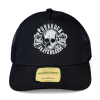 Kšiltovka FINAL "PUNKROCK" snapback trucker- recykled polyester, černá, vyšívaná