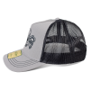 Kšiltovka FINAL "666%" snapback trucker- recykled polyester, šedo černá, vyšívaná