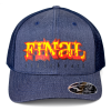 Kšiltovka FINAL "FLAME" FLEXFIT 110 - TRUCKER CAP - modrá