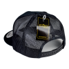 Kšiltovka FINAL s nášivkou "DELINQUENT" snapback trucker, černá