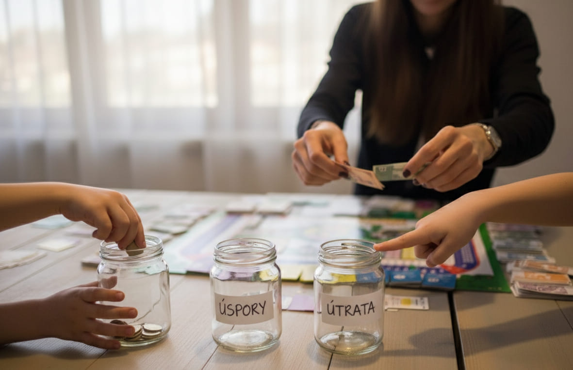 Jak nastavit dětem kapesné a naučit je hospodařit