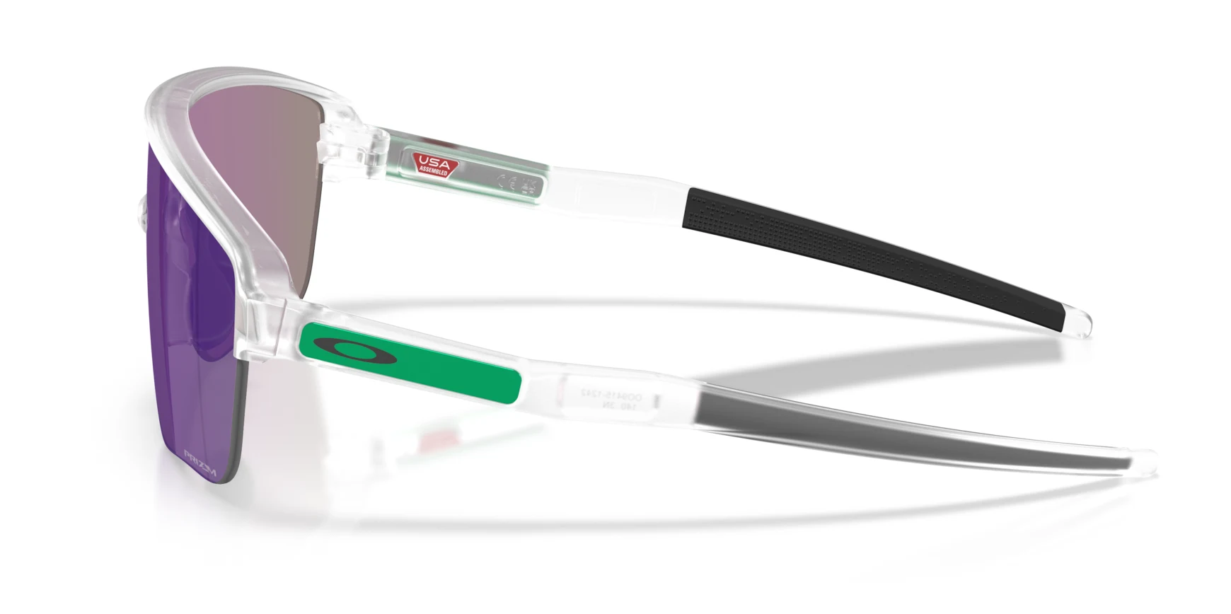 Oakley Corridor SQ Matte Clear / PRIZM Jade, boční pohled