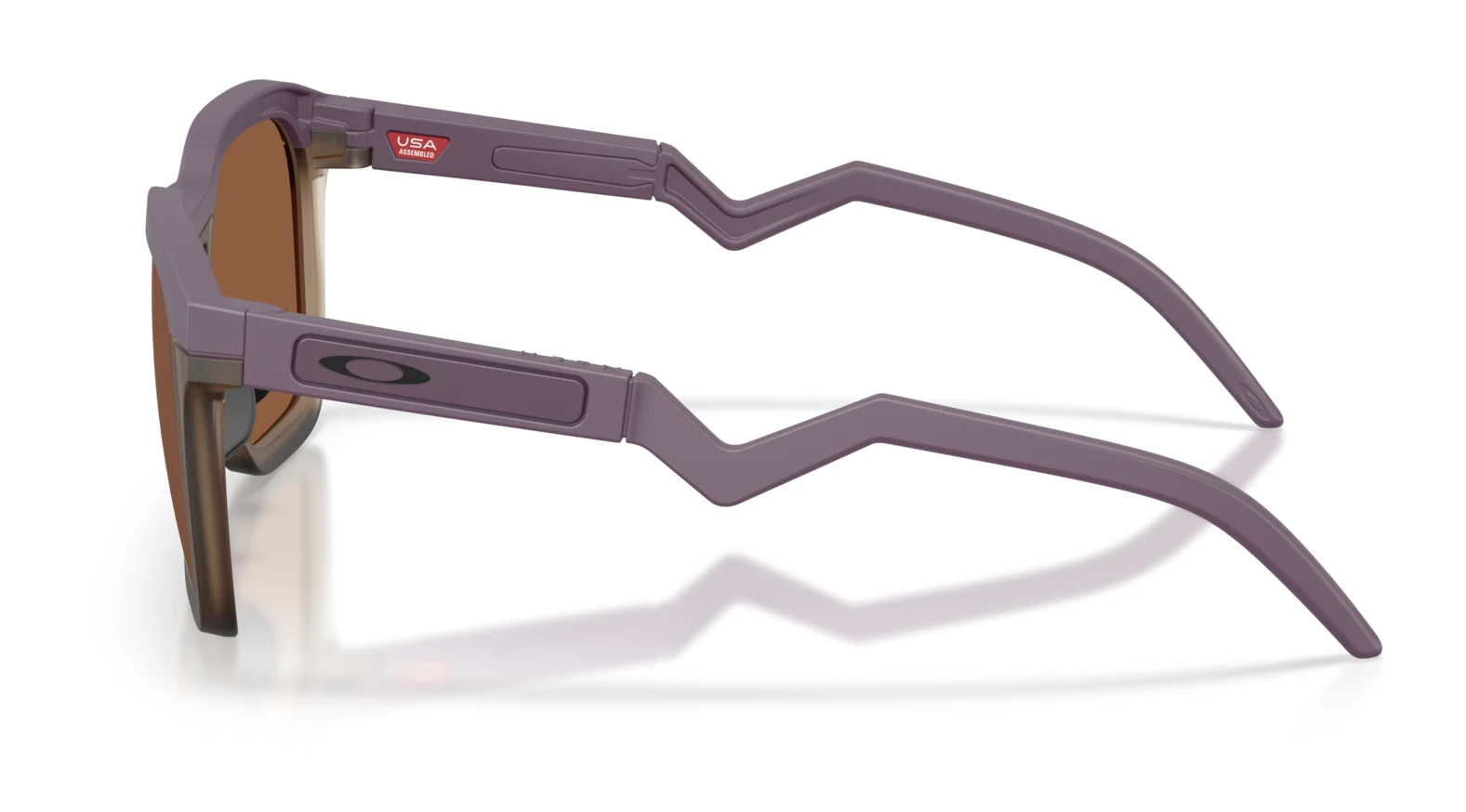 Oakley HSTN SQ Matte Aubergine / PRIZM Tungsten Polarized, boční pohled