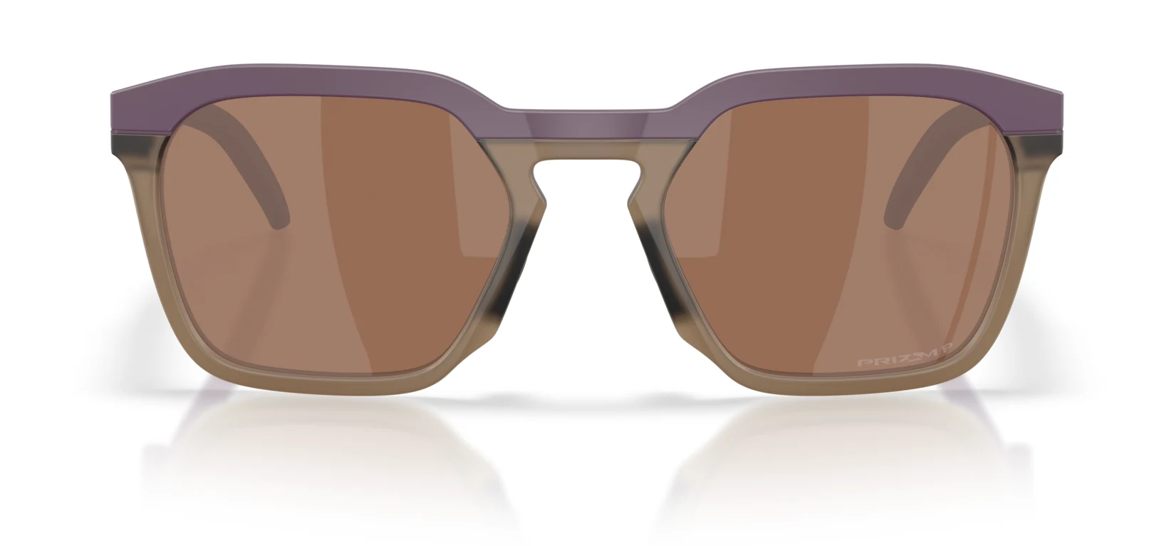 Oakley HSTN SQ Matte Aubergine / PRIZM Tungsten Polarized, pohled zepředu