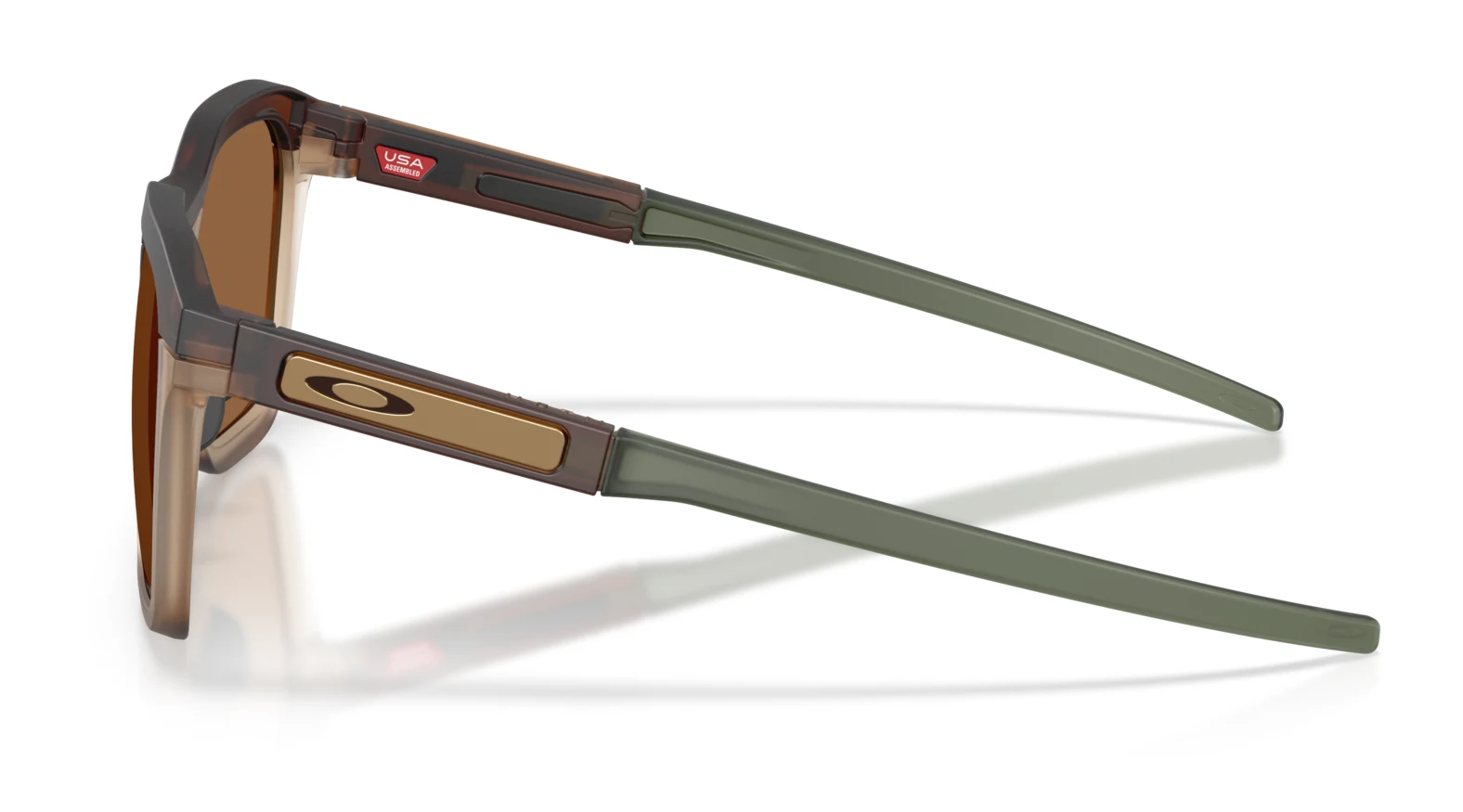 Oakley HSTN SQ 2.0 Matte Rootbeer / PRIZM Bronze, boční pohled