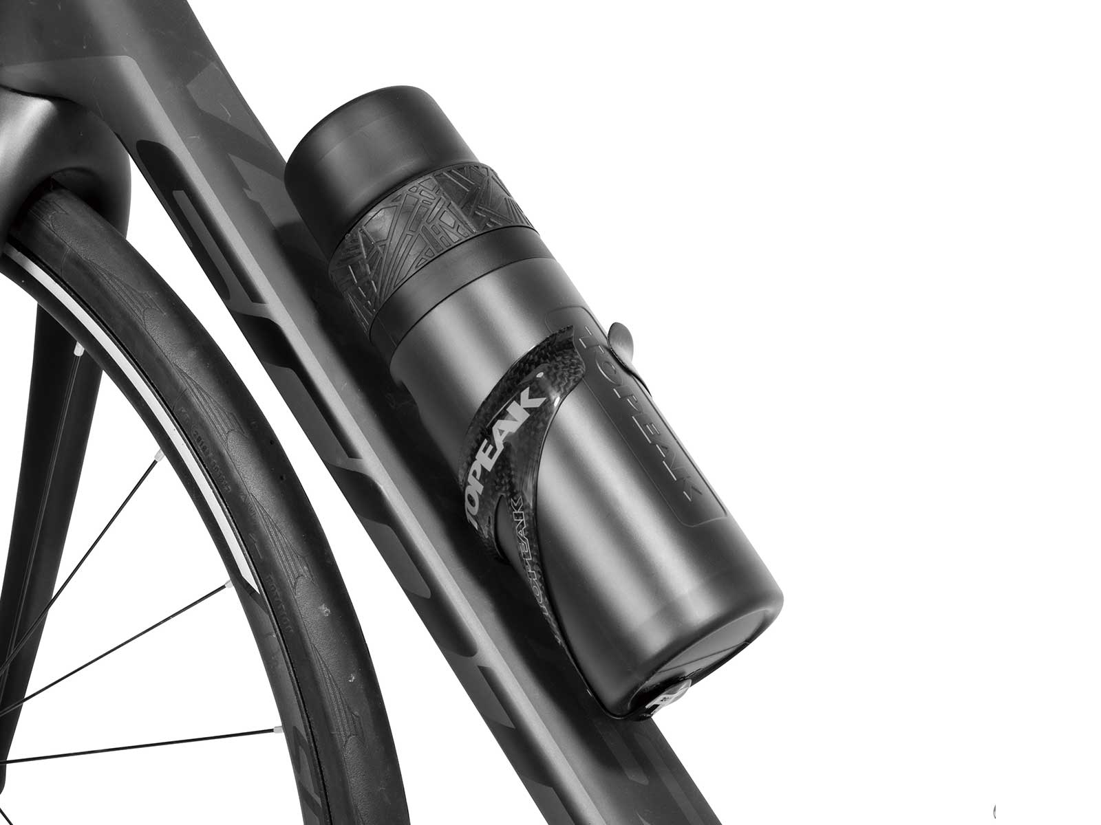 Pouzdro Topeak Escape Pod L v košíku na láhev silničního kola