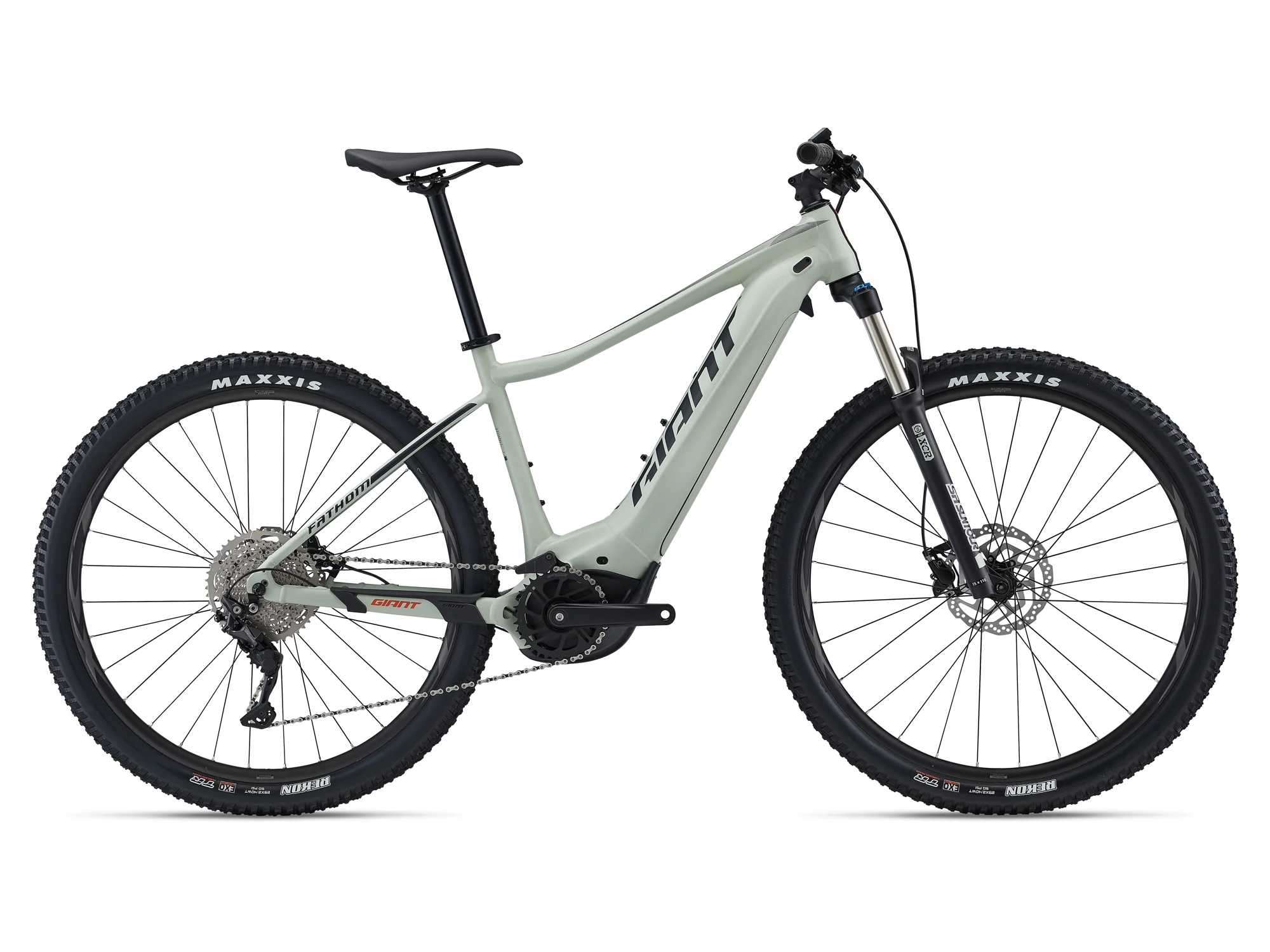 Giant Fathom E+ 2 v barvě Desert Sage z boku