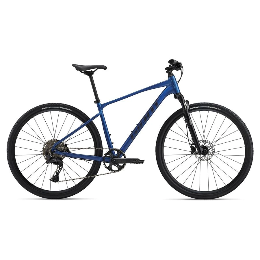Giant Roam 1 v barvě Electron Blue z boku