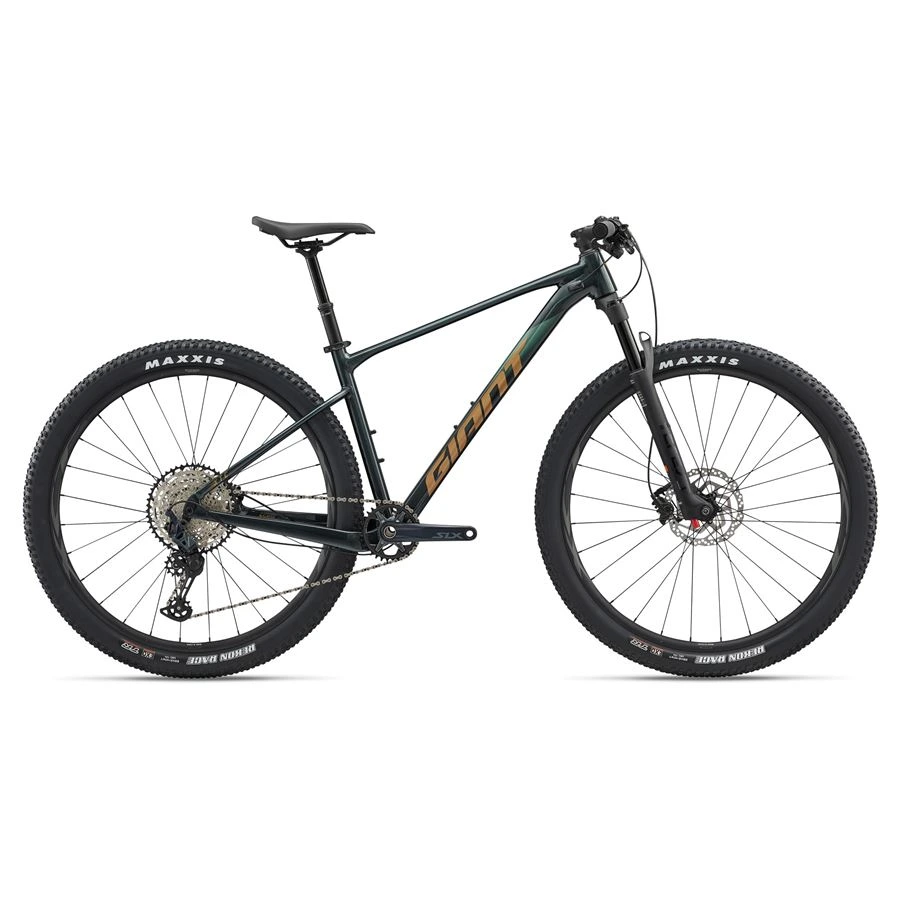 Giant XTC SLR 29 1 v barvě Asphalt Green z boku