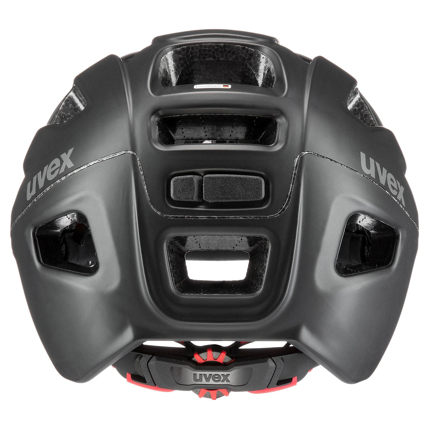 Helma Uvex Finale 2.0 Black Matt zadní pohled
