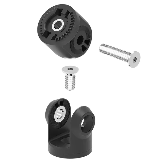 Kloub Quad Lock 360 Knuckle Adaptor mezi základnou a hlavicí držáku