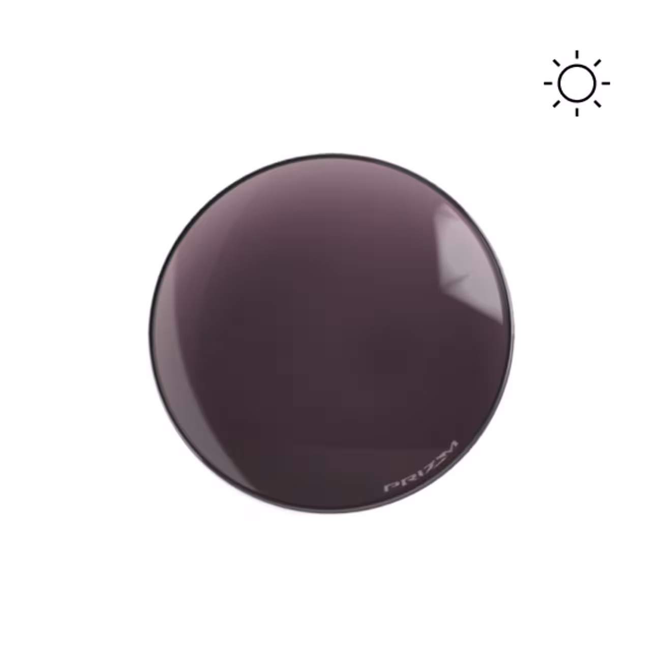 Čočka Oakley PRIZM Road Black – tmavý švestkový tón na silnici v plném slunci