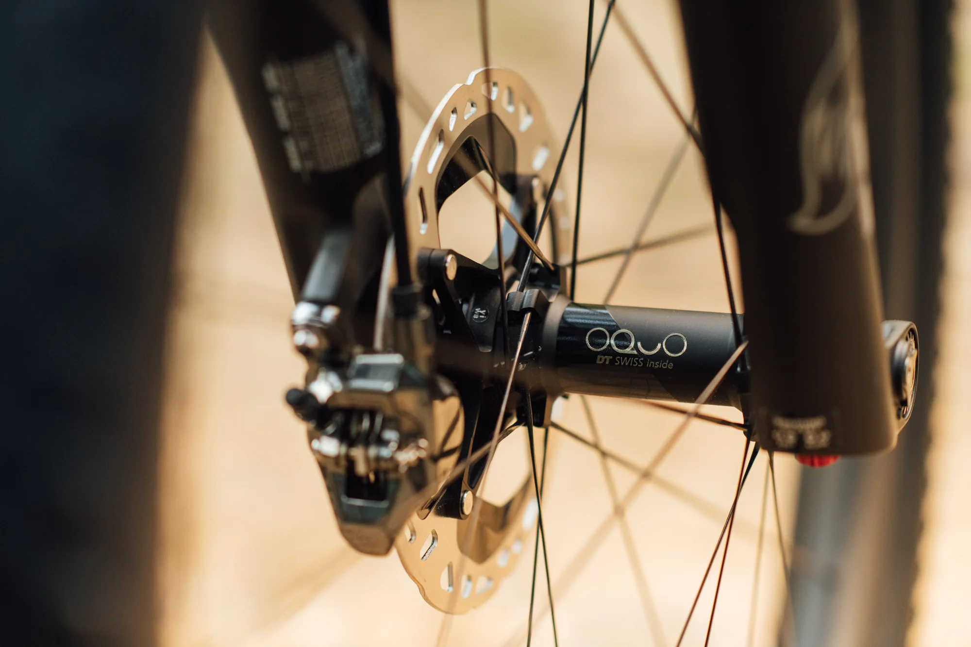 Karbonové kolo Oquo a brzda Shimano XT na Orbea Oiz