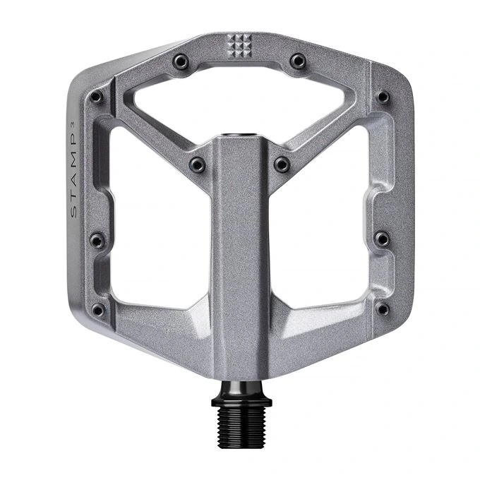 Platformové pedály Crankbrothers Stamp 3 Magnesium v barvě Grey